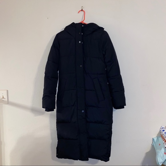 abercrombie long puffer